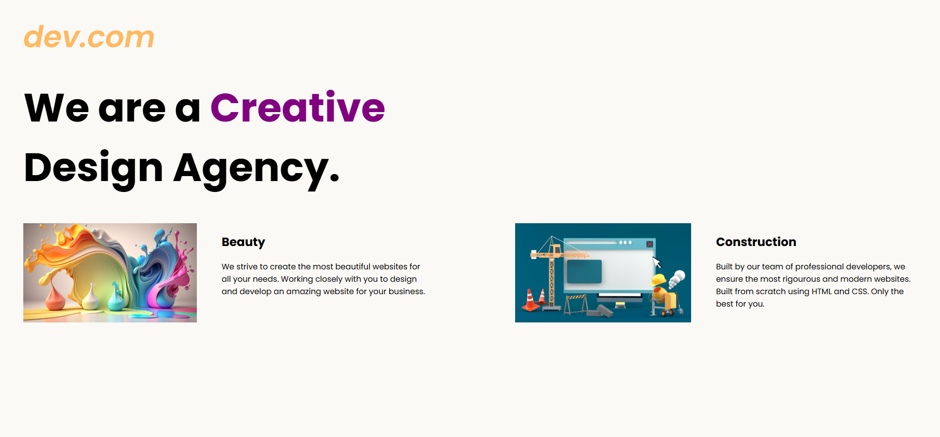 Web Design Agency Project